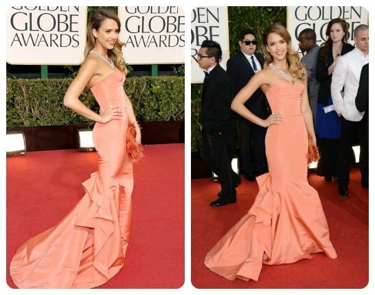 Jessica Alba Oscar de la Renta