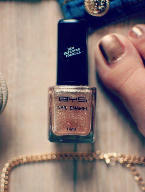 BYS Nail Polish Astro Gold3