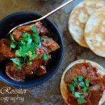 Spicy Chicken Livers and Herb Pancakes